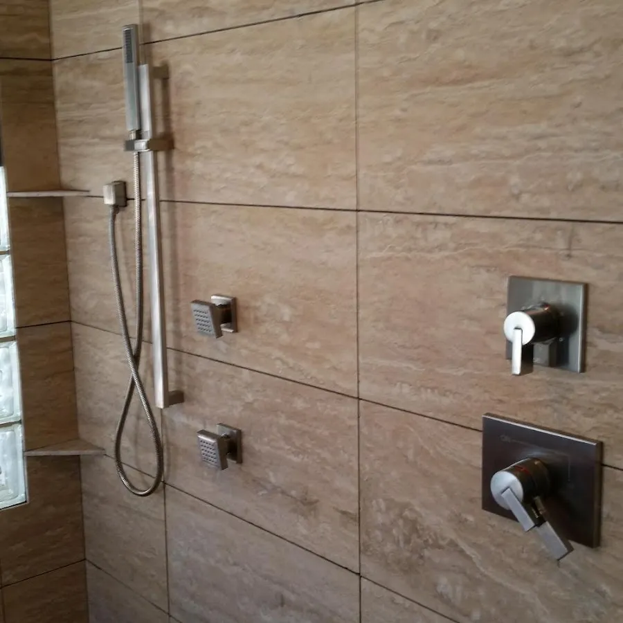 Shower fixture installation for Water Heater Replacement in Clearfield